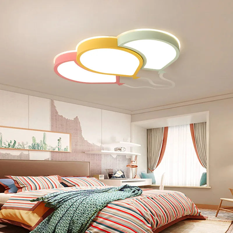 Decorbites Kids Room Princess Chandelier multicolor ceiling light pink yellow green frames on Tampa Home & Garden Store
