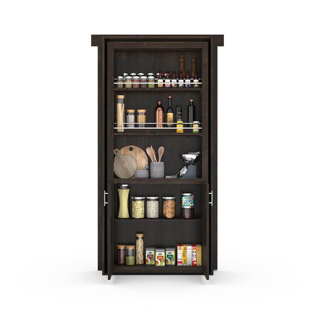 Hidden Flush Mount Knotty Alder Pantry Door - Tampa Home & Garden Store