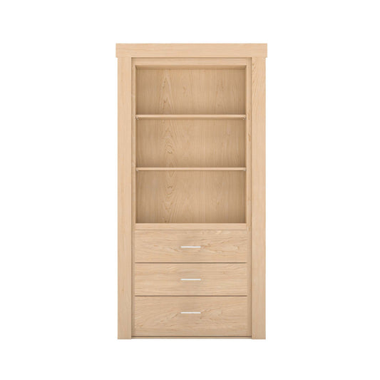 Hidden Flush Mount Maple Dresser Door - Tampa Home & Garden Store