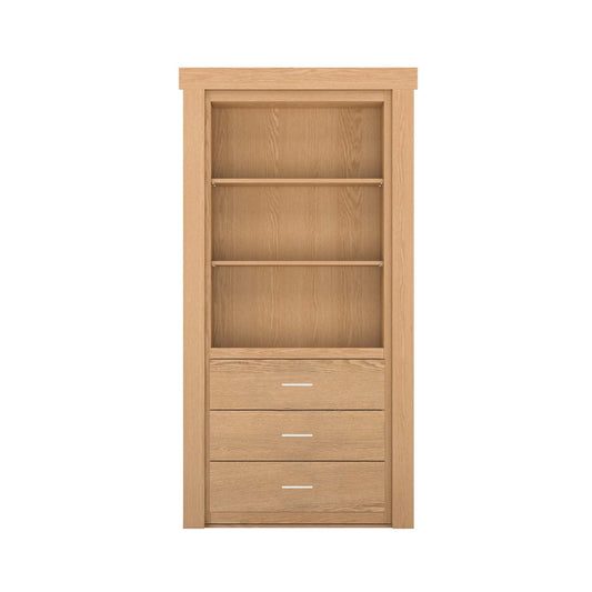 Hidden Flush Mount Oak Dresser Door - Tampa Home & Garden Store