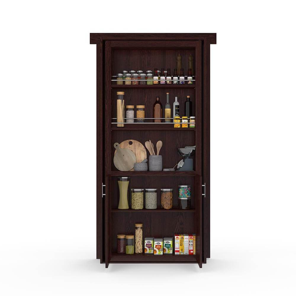 Hidden Flush Mount Oak Pantry Door - Tampa Home & Garden Store