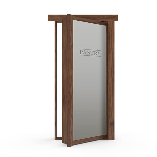 Hidden Flush Mount Walnut Pantry Door - Tampa Home & Garden Store