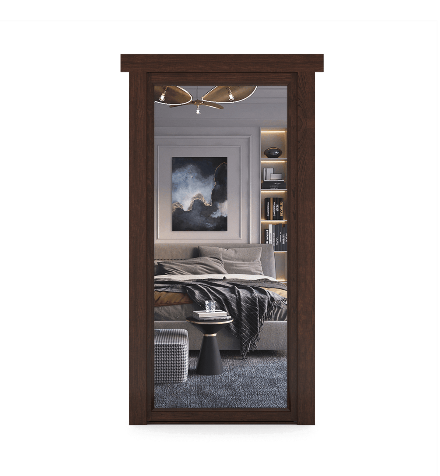 Hidden Maple Mirror Door - Tampa Home & Garden Store