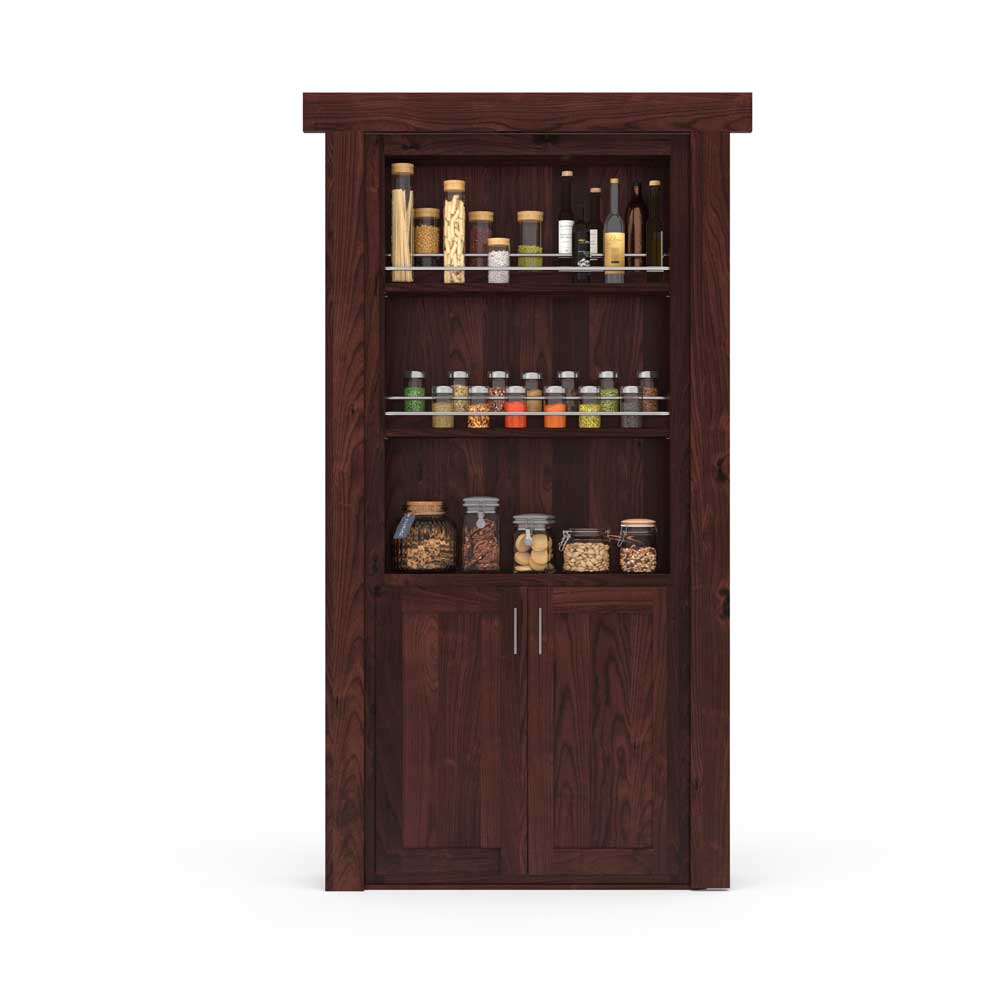 Hidden Room Spice Rack Door | Flush Mount Knotty Alder - Tampa Home & Garden Store
