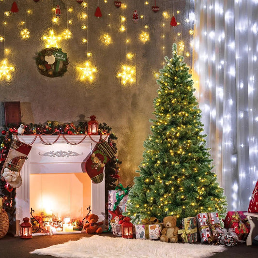 6 ft hinged Christmas tree with PVC branch tips, green artificial tree DirectDeals on Tampa Home & Garden Store