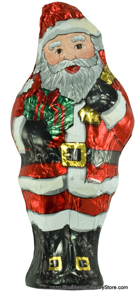 Hollow Foil Wrapped Santa - 5.25 oz - Tampa Home & Garden Store