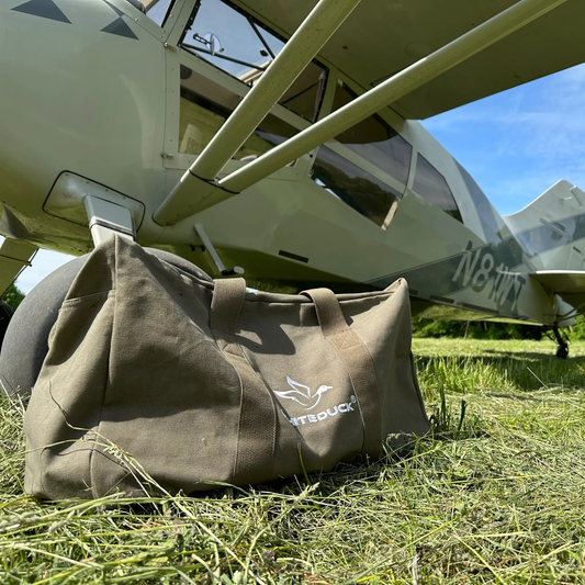 Hoplite Canvas Parachute Bag for Travel, olive canvas duffel by White Duck Outdoors on Tampa Home & Garden Store