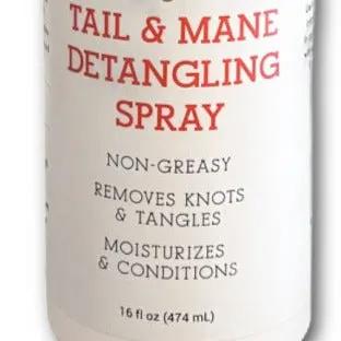 Tail & Mane detangling spray by The Tail Cinch, non-greasy 16 oz bottle for manes and tails on Tampa Home & Garden Store