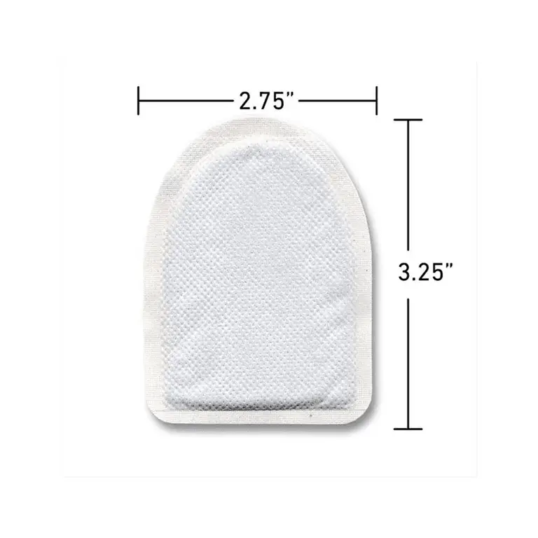 HotHands Toe Warmers by TRAPSKI, LLC; white fabric pad, 40 pair box, 8 hour heat on Tampa Home & Garden Store