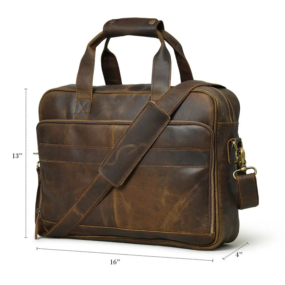 Hudson Office Briefcase and Crossbody Bag