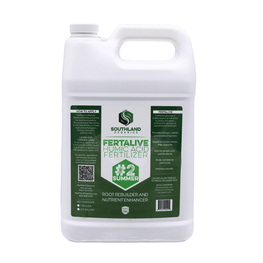 Liquid Humic Acid Fertilizer FertALive by Southland Organics in a white 1-gallon jug for lawn on Tampa Home & Garden Store