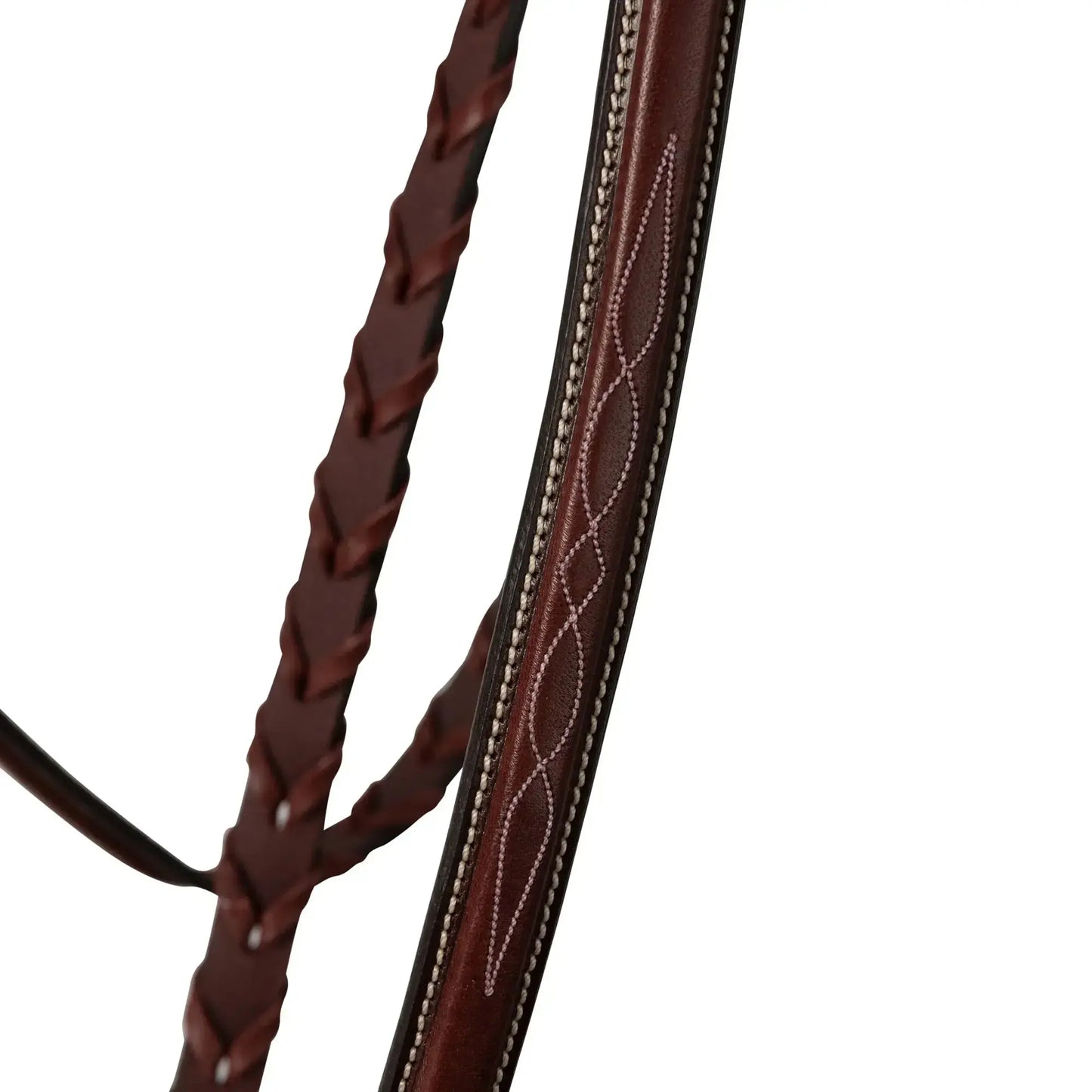 Huntley Equestrian Fancy Stitched Schooling Hunter Bridle with Reins - Tampa Home & Garden Store