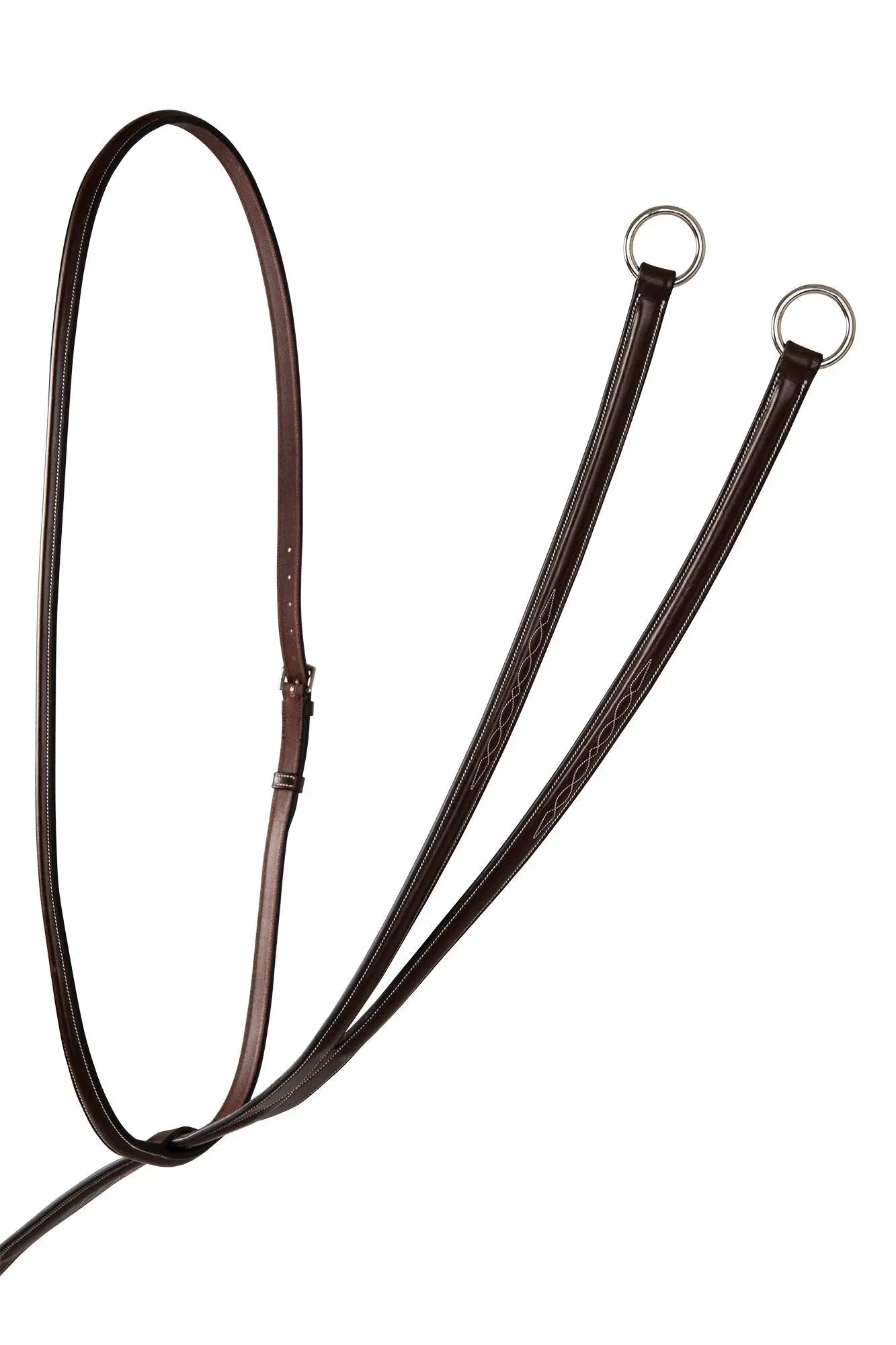Huntley Equestrian Sedgwick Fancy Stitched Running Martingale, Full Size - Tampa Home & Garden Store
