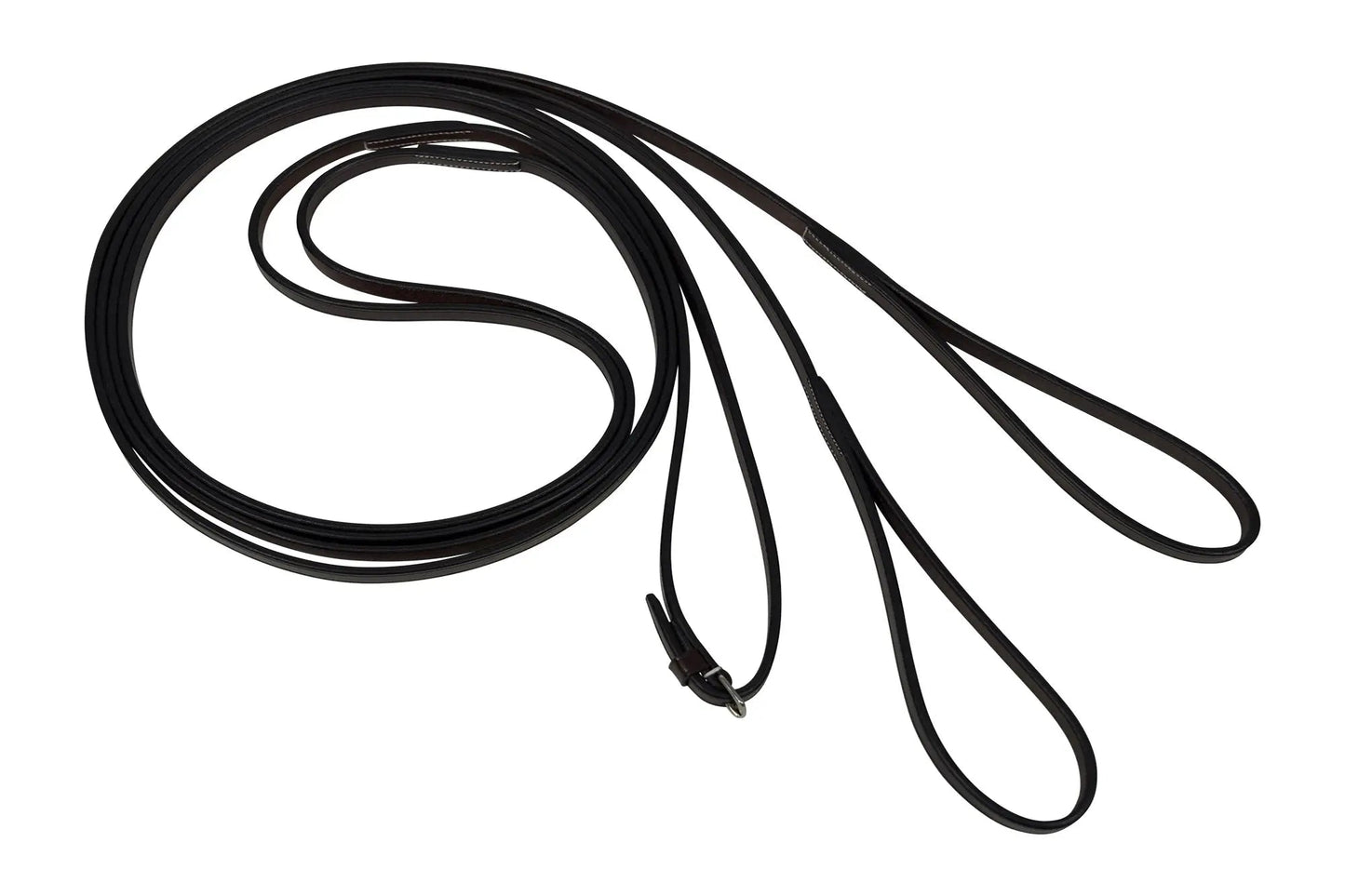 Huntley Equestrian Sedgwick Leather Draw Reins With Loop Ends - Tampa Home & Garden Store