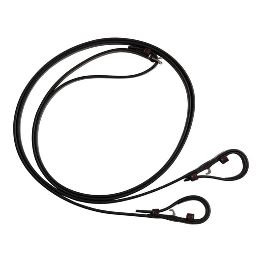 Huntley Equestrian Sedgwick Pelham Flat Curb Rein - Tampa Home & Garden Store