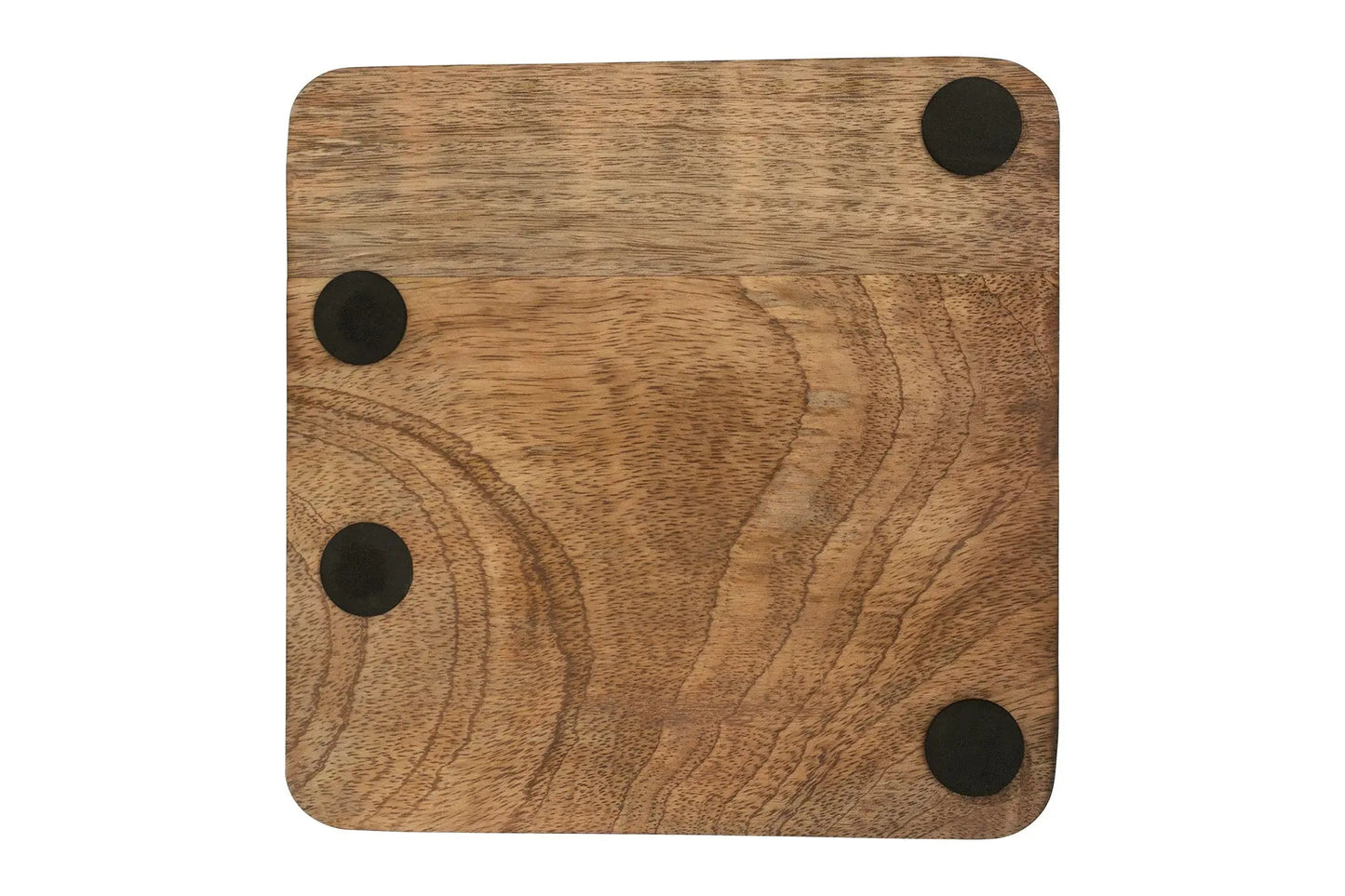 Huntley Equestrian Wooden Square Tray with Gold Bit - Tampa Home & Garden Store