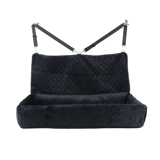 Huntley Pet Dog Car Seat for Large Dogs, Pet Booster Back Set Bed, Black - Tampa Home & Garden Store