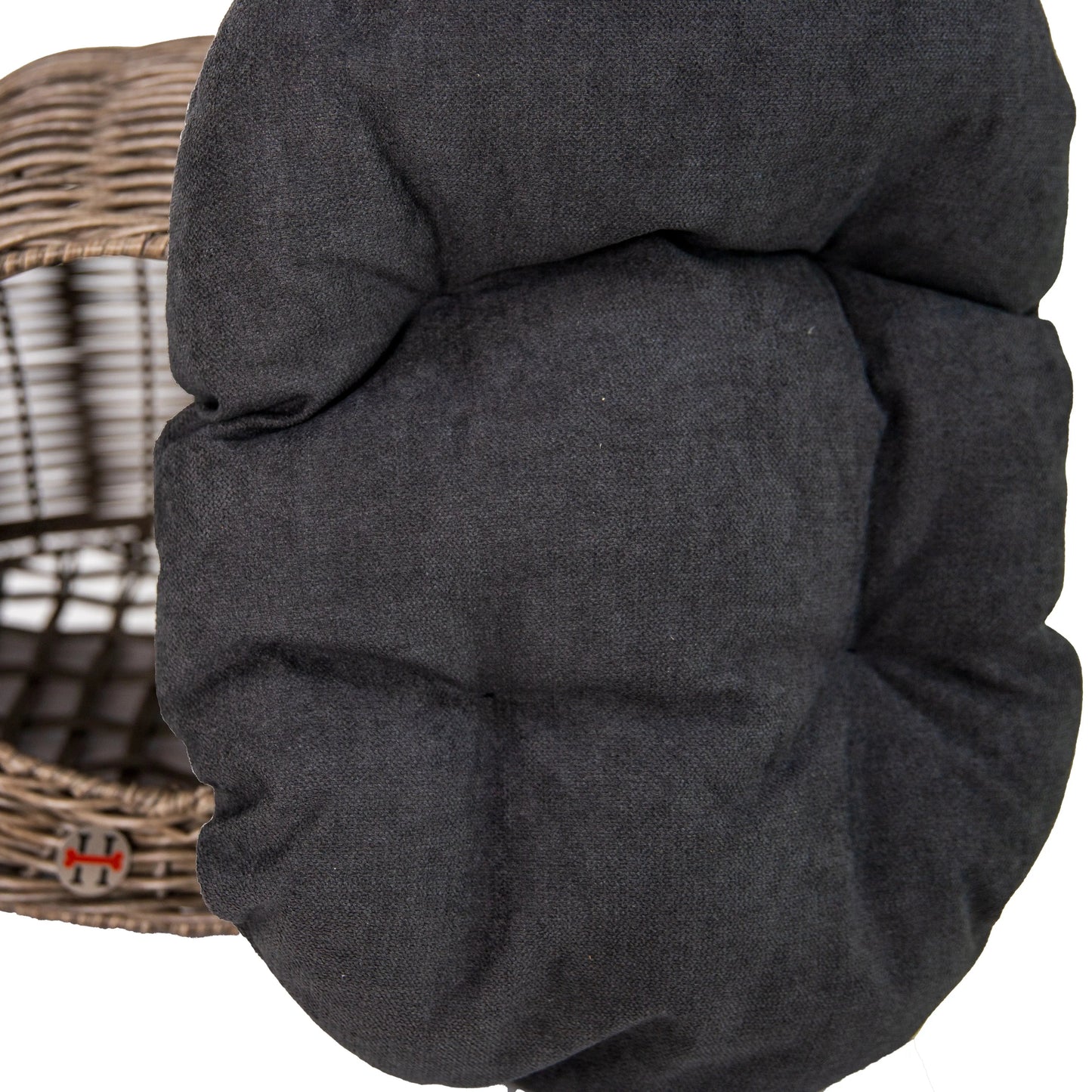 Huntley Pet Wicker Cat Shaped Play House Pet Bed with Cushion - Tampa Home & Garden Store