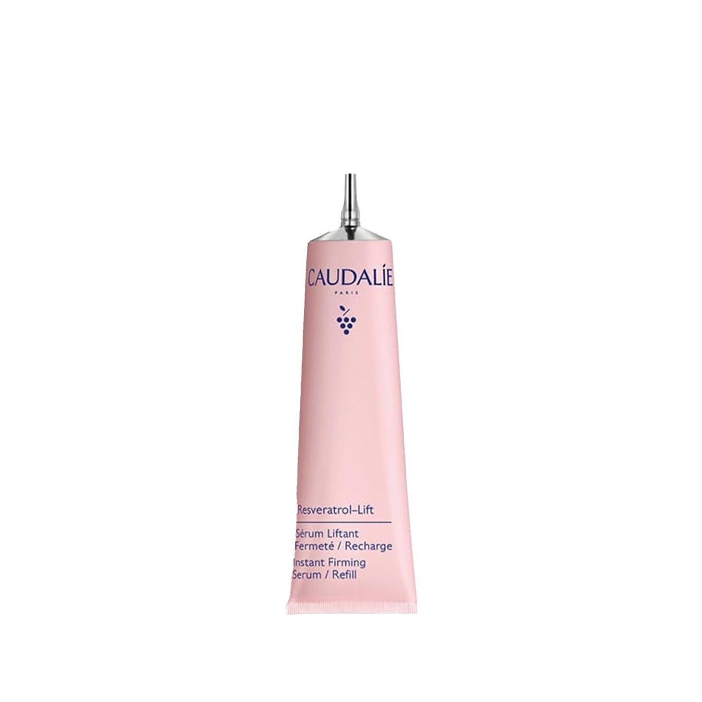Caudalie Resveratrol-Lift Instant Firming Serum pink tube with grape icon, facial serum on Tampa Home & Garden Store