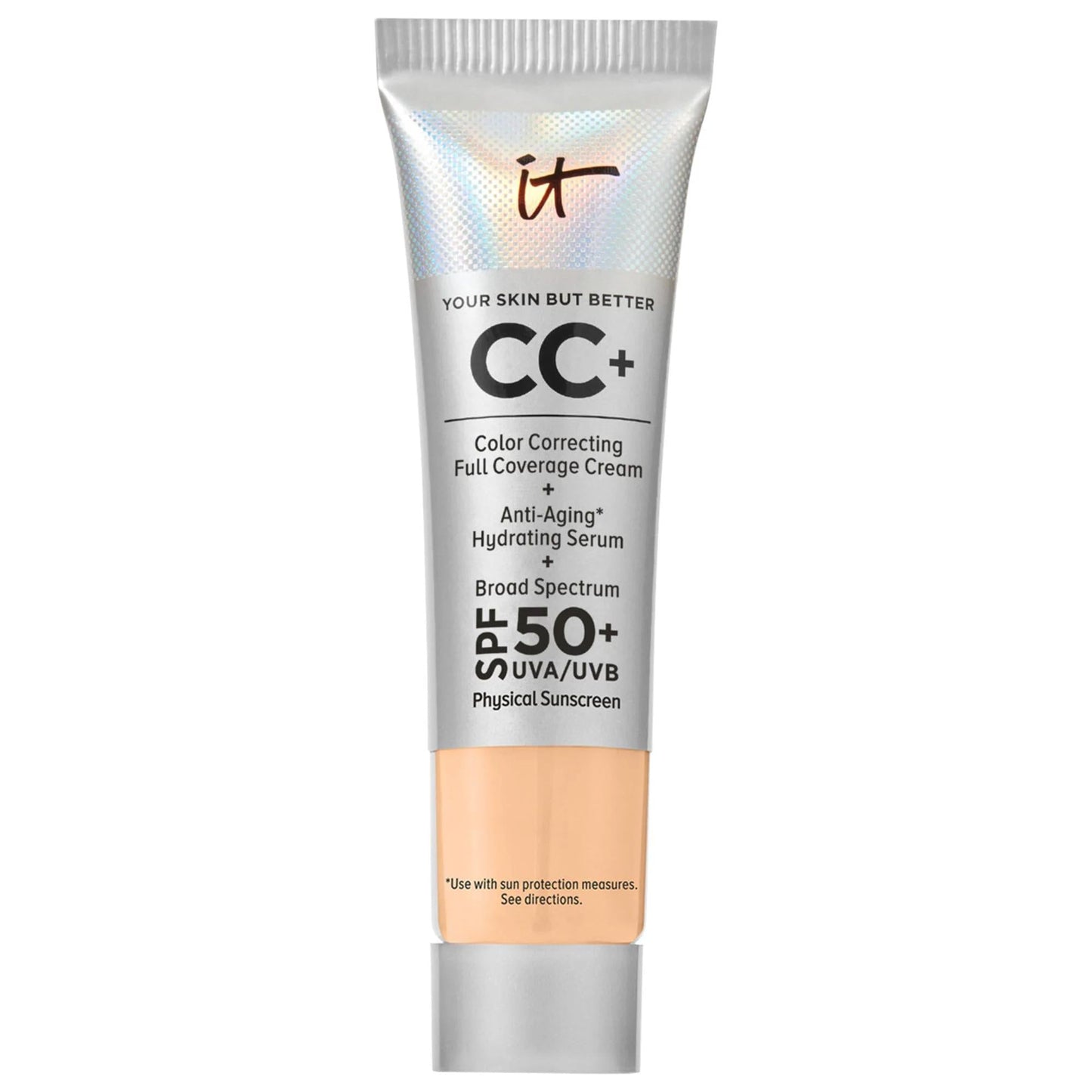 Foundation IT Cosmetics CC+ Cream mini with SPF 50+, full coverage color correcting formula on Tampa Home & Garden Store