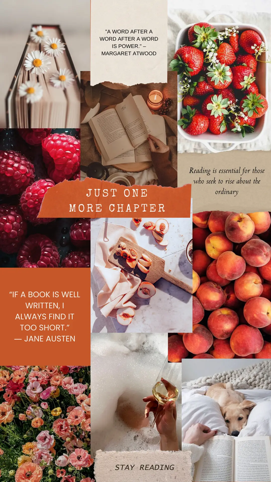 Just One More Chapter Perfume Oil Strawberry by In the Wick of Time with peach notes on Tampa Home & Garden Store