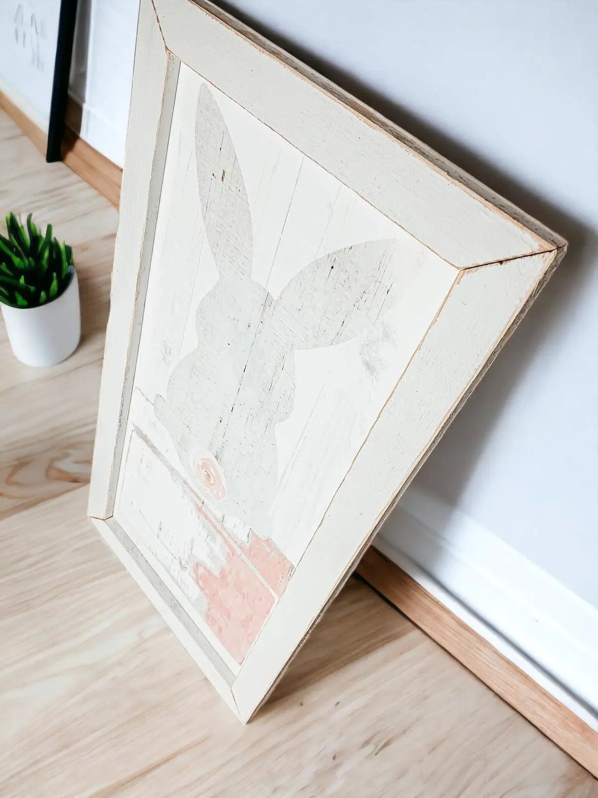 Bunny Tail Sign 24x12 Rustic Farmhouse Decor