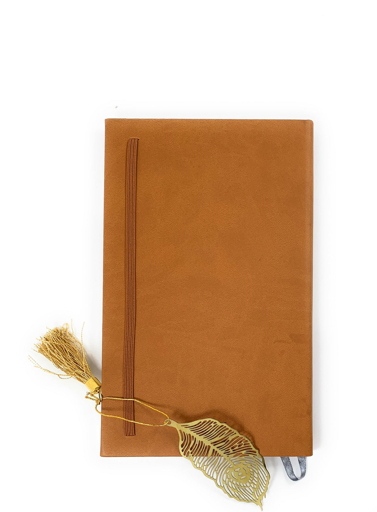 Feather bookmark with tassel gold finish, set of 6, decorative leaf accent on Tampa Home & Garden Store