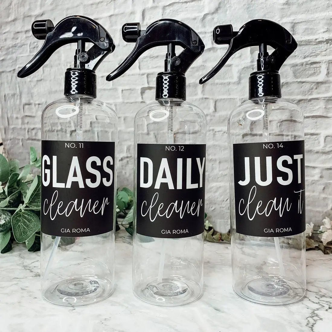 16oz Plastic Cleaning Bottles With Spray Pump
