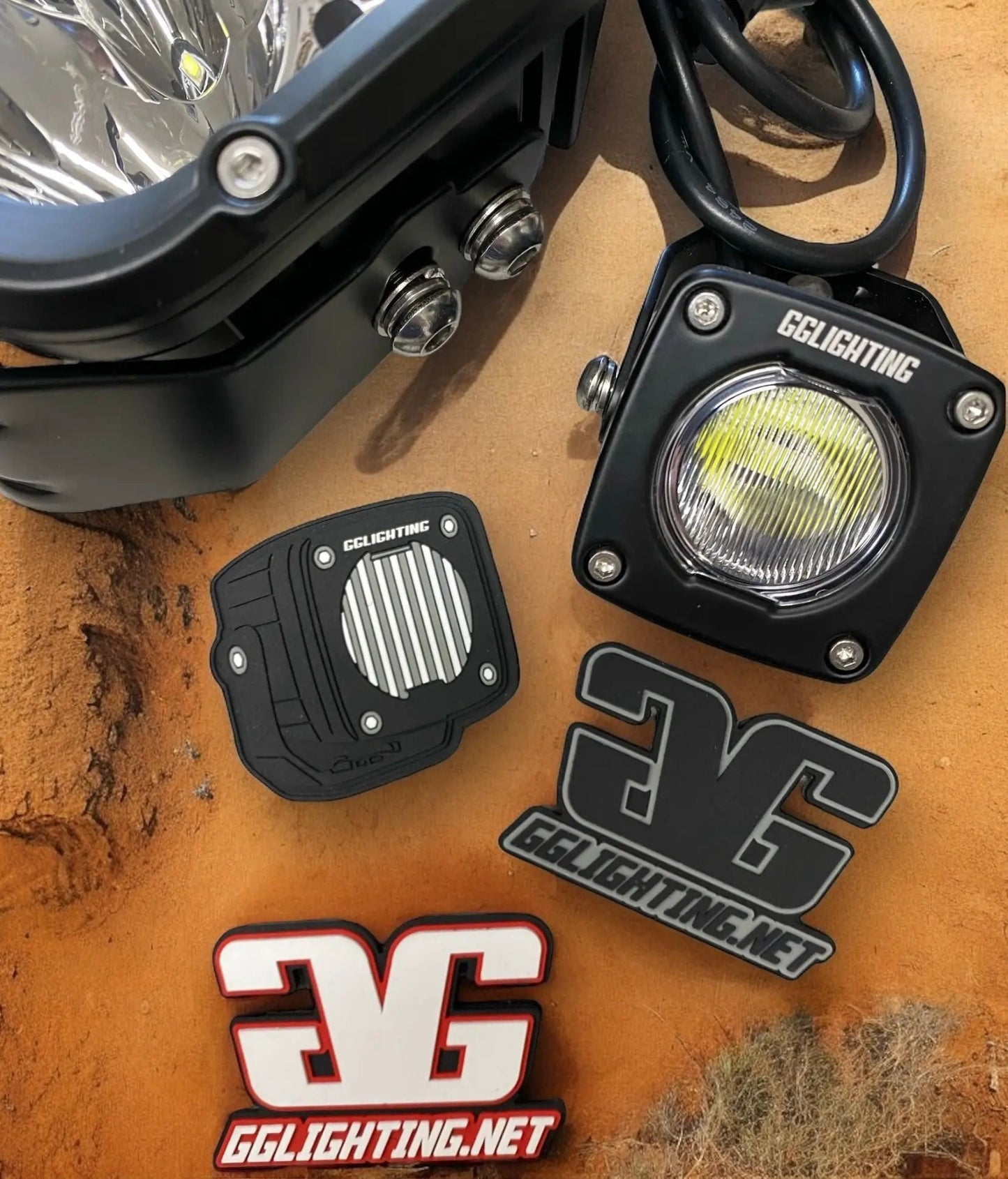 GG Lighting OG Logo Patch with Velcro Backing, black/white logo patch set on Tampa Home & Garden Store