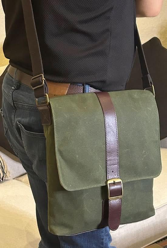 Messenger Bags, Maxwell Leather/Waxed Canvas Messenger Bags