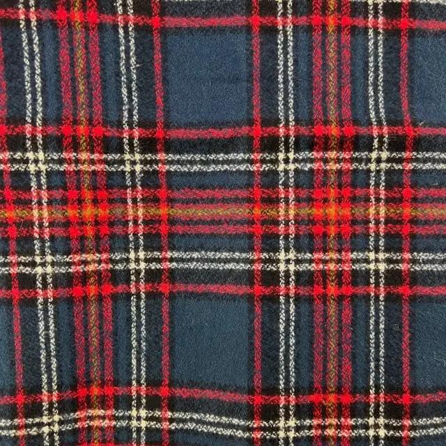 Scarf Thistle & Stitch tartan plaid navy red white black mustard, flannel infinity scarf on Tampa Home & Garden Store