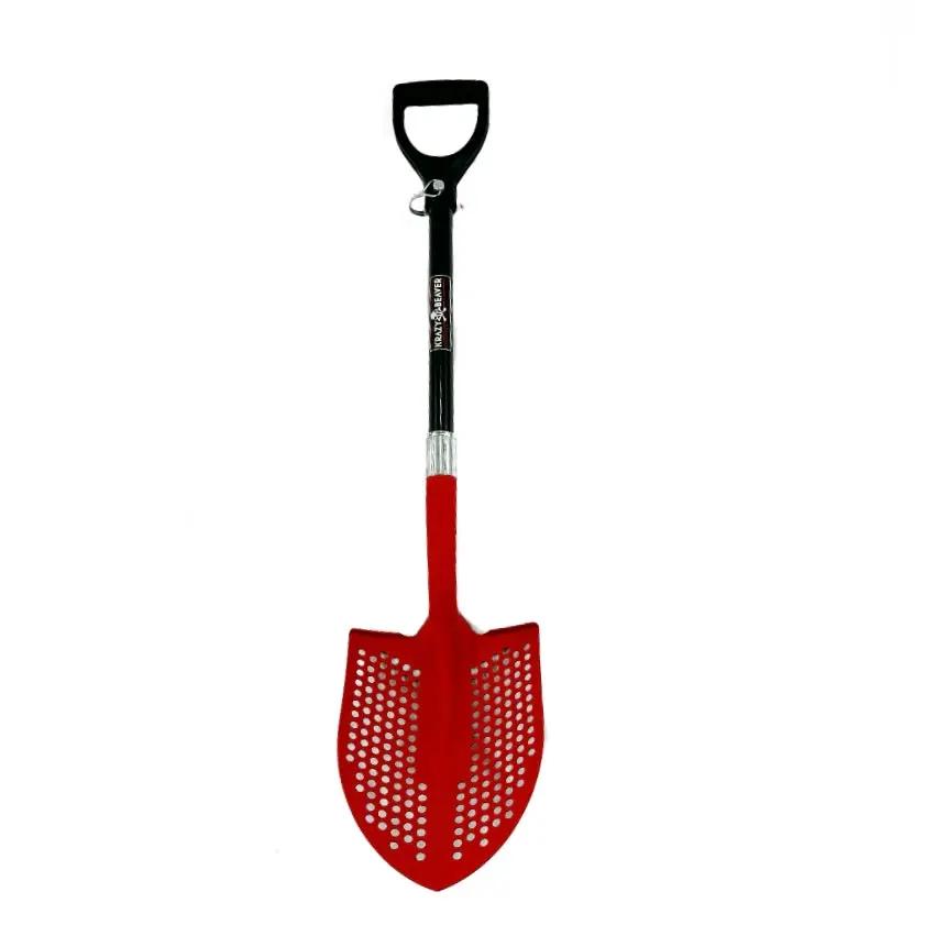 Krazy Beaver Mud Shovel red scoop, black handle for beach and mud digging Krazy Beaver Tools on Tampa Home & Garden Store