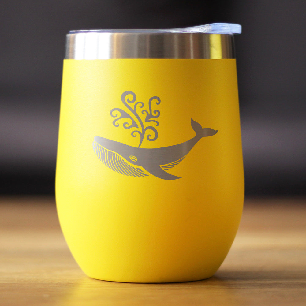 Whale - Wine Tumbler