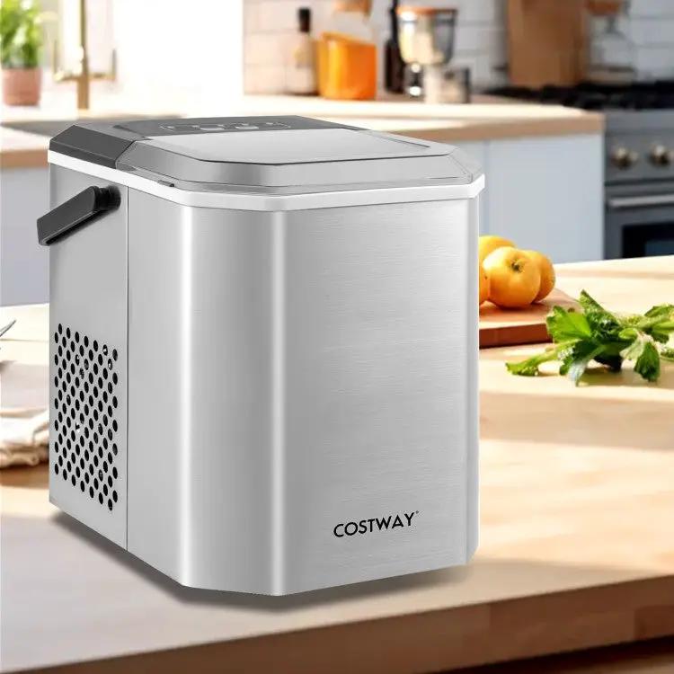 Countertop Ice Maker with Self-Cleaning for Home & Office - Tampa Home & Garden Store