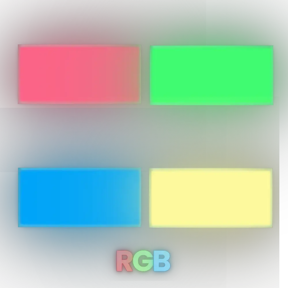 In Ground Paver Light Rectangle CRG31 RGBW LED RGB color blocks red green blue yellow on Tampa Home & Garden Store