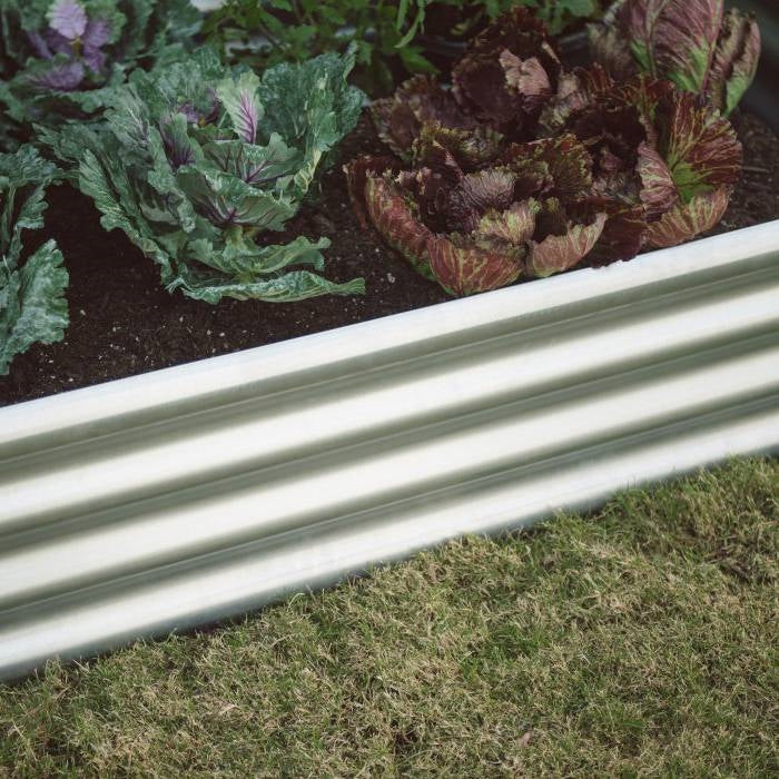 Industrial Farmhouse Steel Raised Garden Bed Metal Planter with Lining - Tampa Home & Garden Store