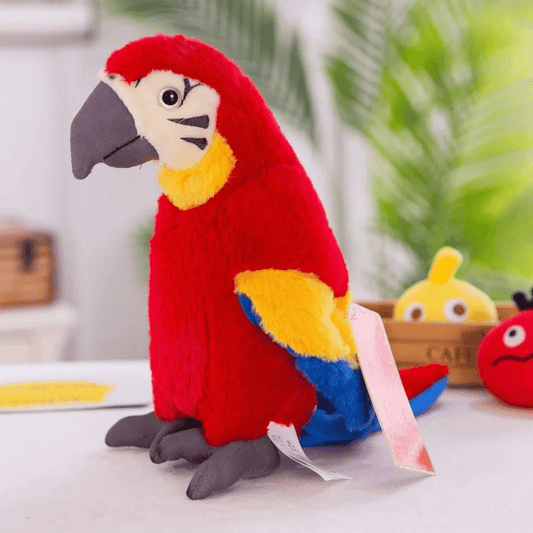 Interactive Talking Parrot Plush Toy Voice Repeating Learning Toy for Kids - Tampa Home & Garden Store
