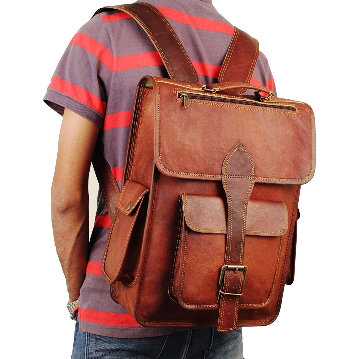 The Hughes Rustic Backpack - Tampa Home & Garden Store
