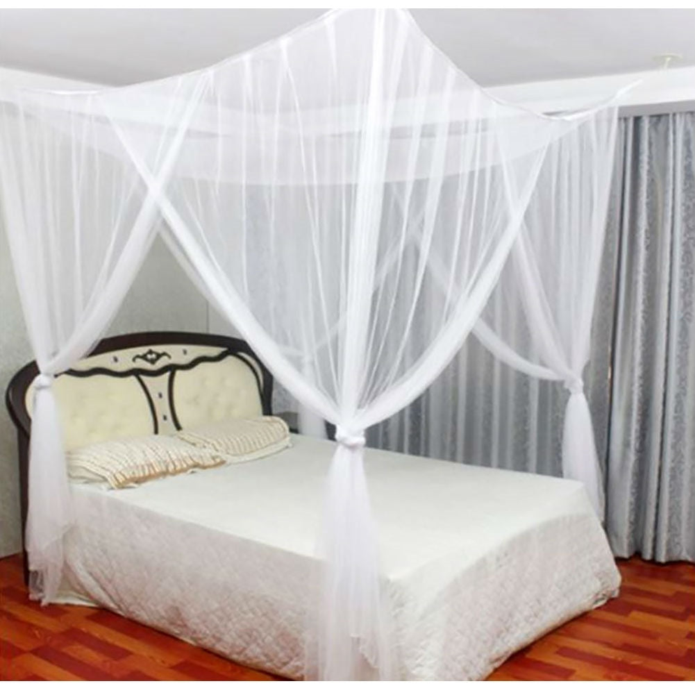 Dosel mosquitero blanco de malla - tamaño Matrimonial Queen King
