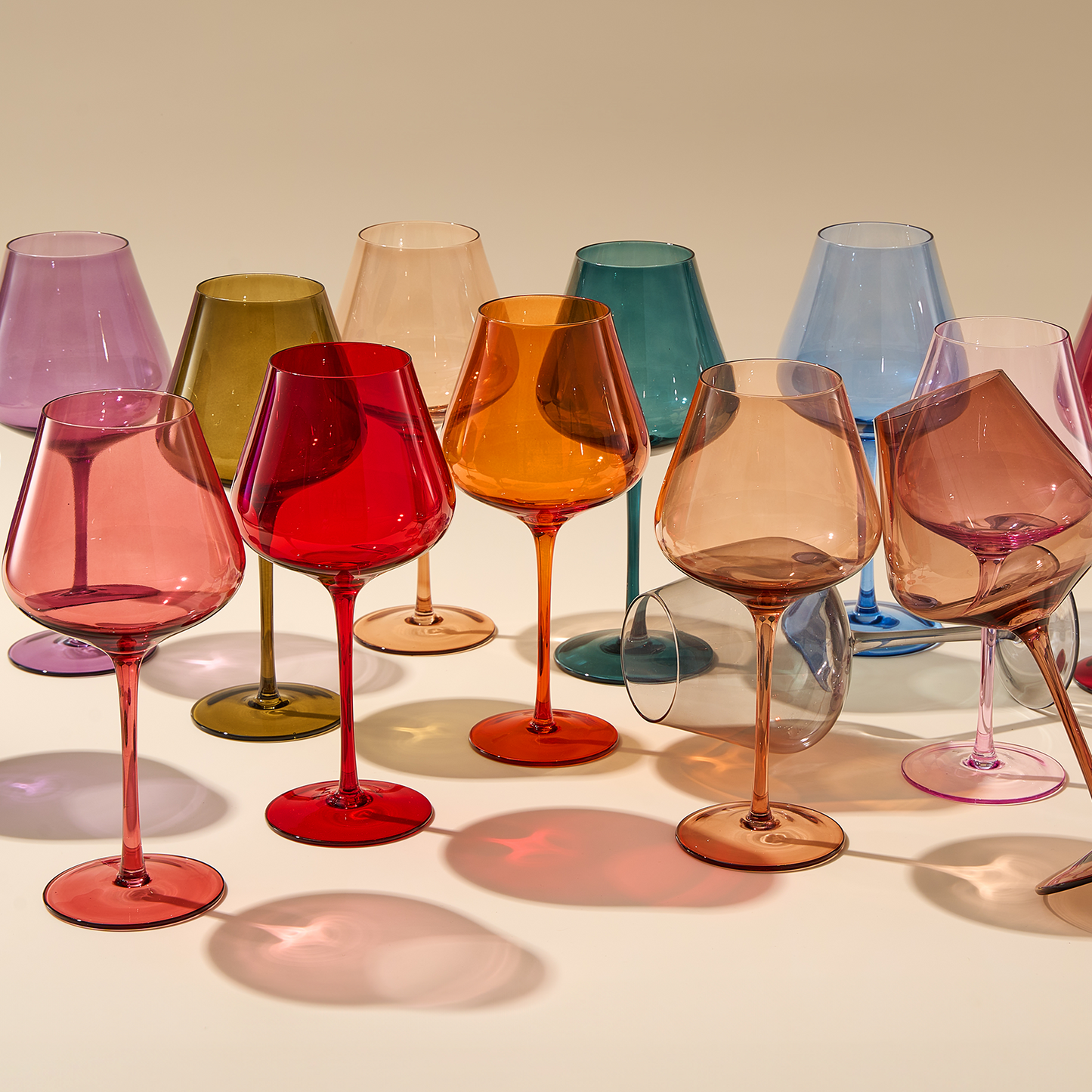 Stagioni Stemmed Wine Glasses Holiday Set of 2