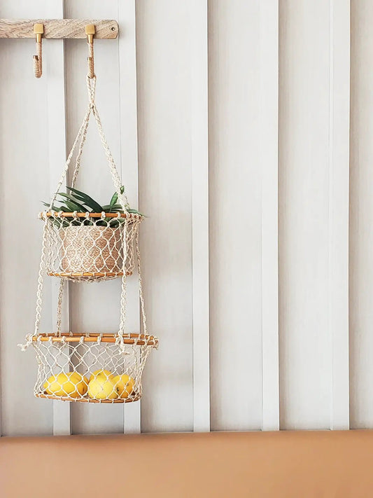 Jhuri Double Hanging Basket - Tampa Home & Garden Store