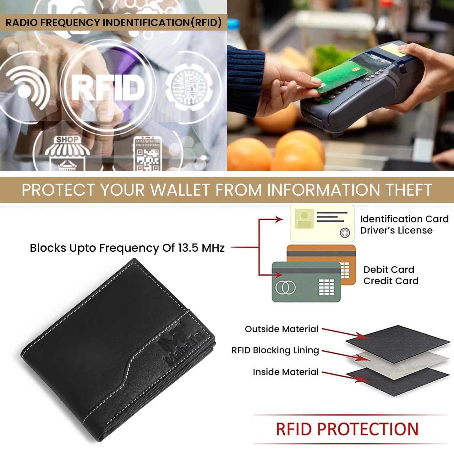 Judson Bi-fold Wallet - Black - Tampa Home & Garden Store