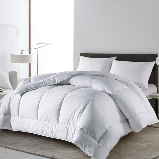 King Size All Seasons Soft White Polyester Down Alternative Comforter - Tampa Home & Garden Store