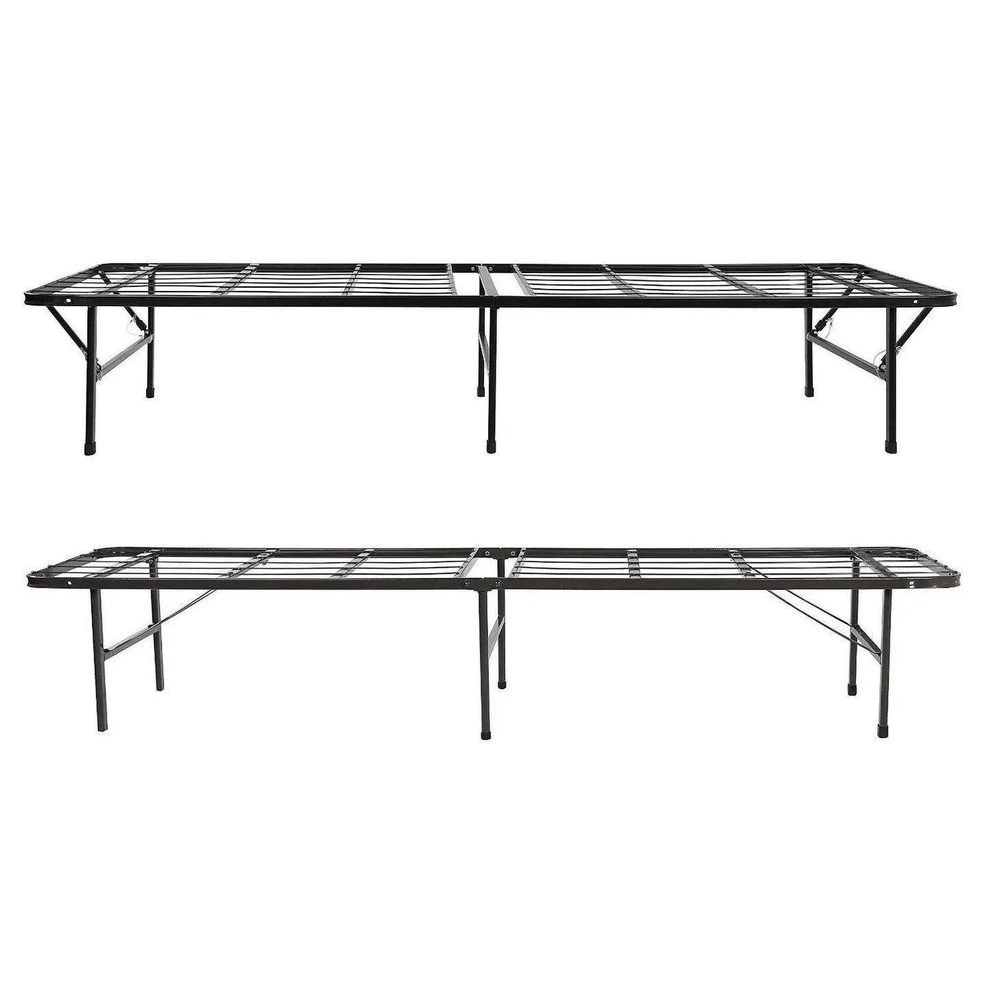King size Black Metal Platform Bed Frame - Tampa Home & Garden Store