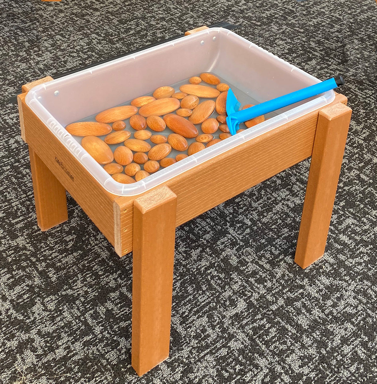 KSO-S2720CL Kids' Station Outdoor Sand/Water Table, Semi-Clear Pan w/Drain - Tampa Home & Garden Store