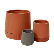 Kadin Pot with saucer - Tampa Home & Garden Store