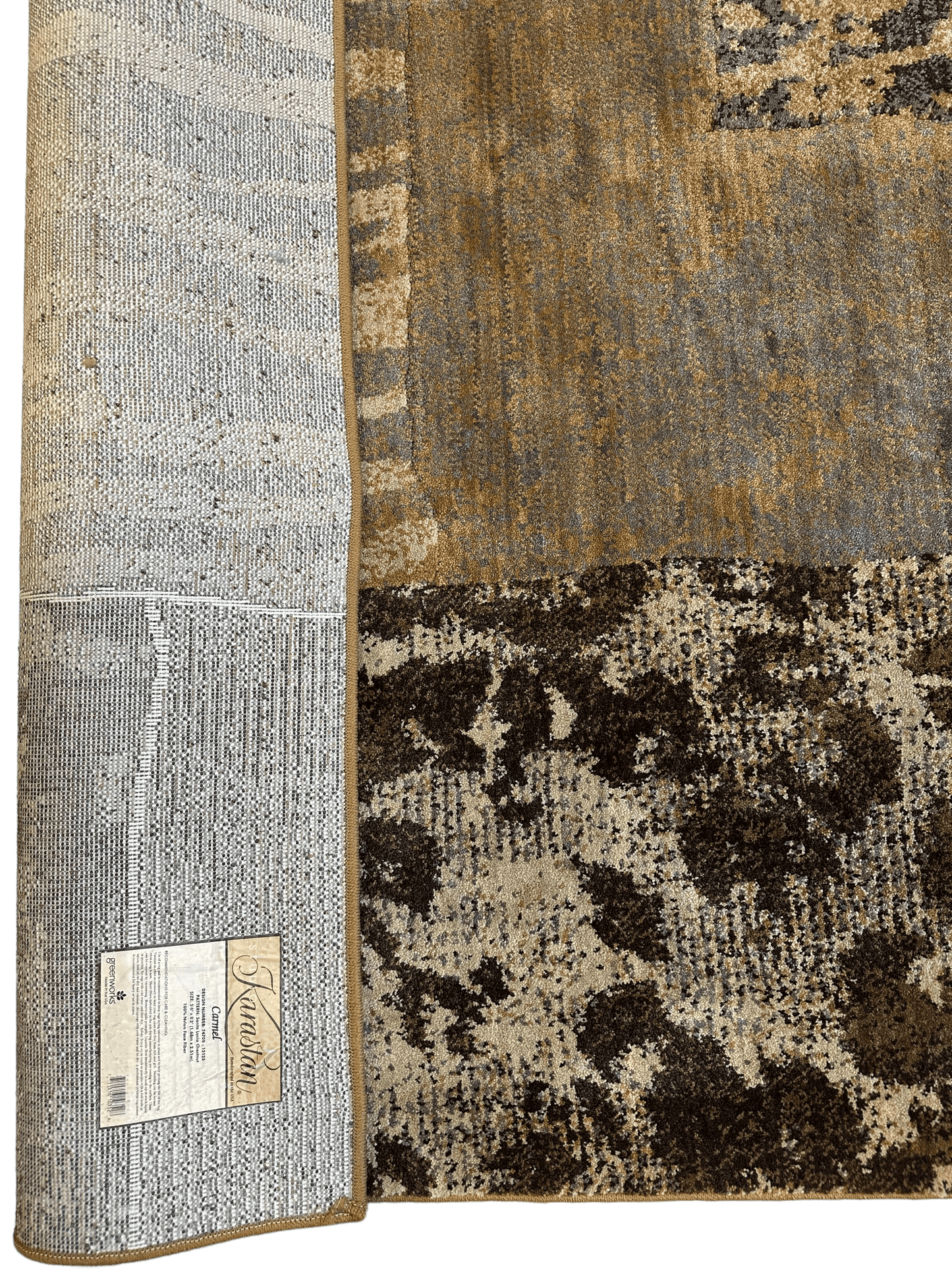Karastan Carmel Santa Lucia Chestnut Area Rug 5’6”x8’3” - Tampa Home & Garden Store
