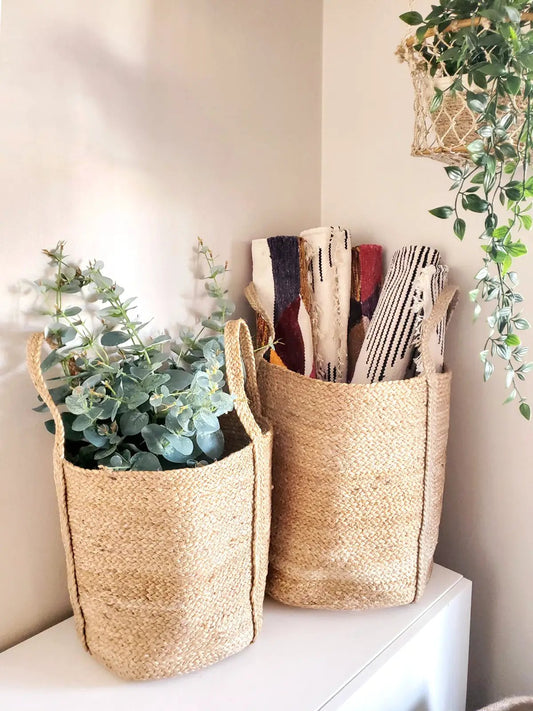 Kata Basket with handle - Natural - Tampa Home & Garden Store