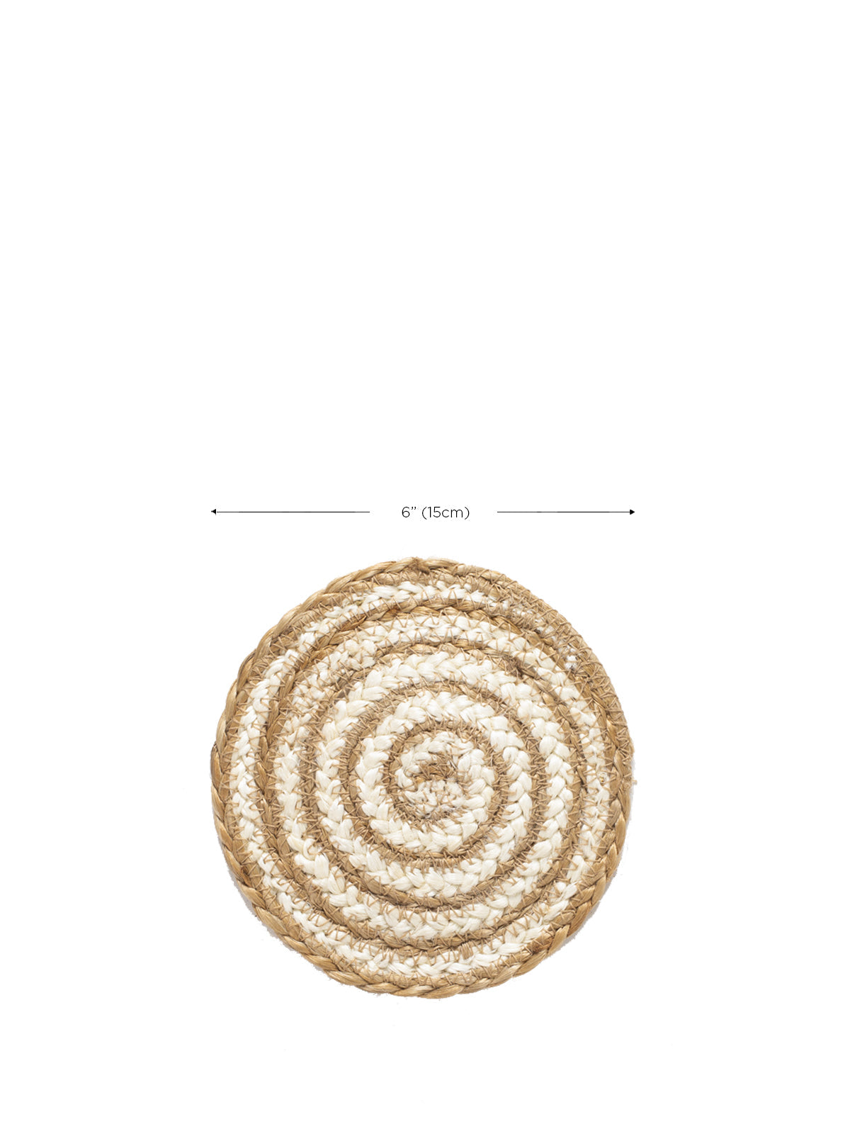 Kata Spiral Coaster Trivet - Natural (Set of 4) - Tampa Home & Garden Store