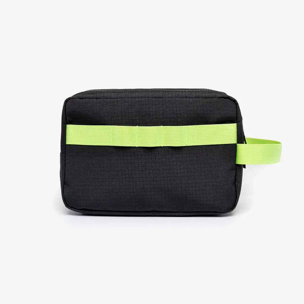 Kei Double Washbag Black Lime Vandra - Tampa Home & Garden Store